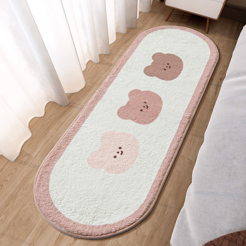 Fluffy-Soft Bedroom Carpet Rug