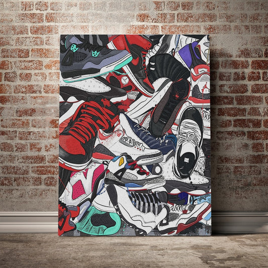 Sneaker Canvas Art Poster