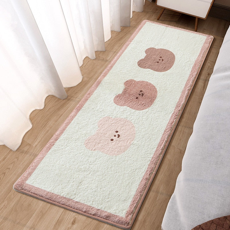 Fluffy-Soft Bedroom Carpet Rug