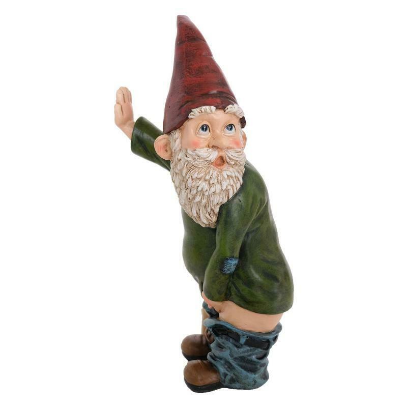 Drunk Gnome Patio Ornament