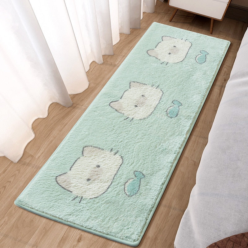 Fluffy-Soft Bedroom Carpet Rug